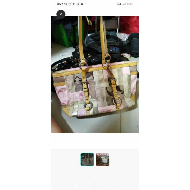 coach vintage patchwork