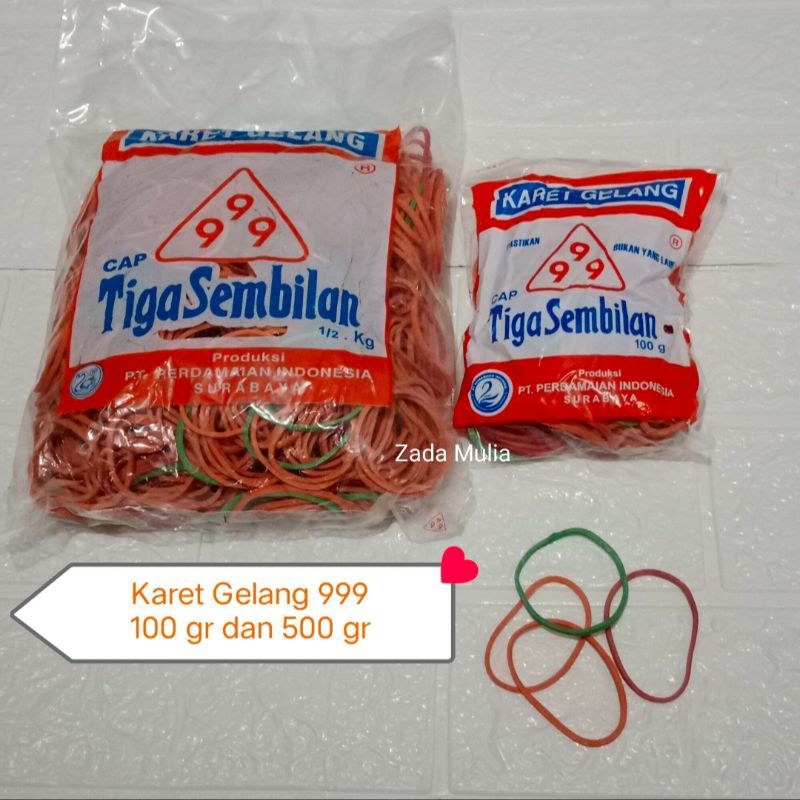 

Karet Gelang 999 100 gram dan 500 gram Lentur