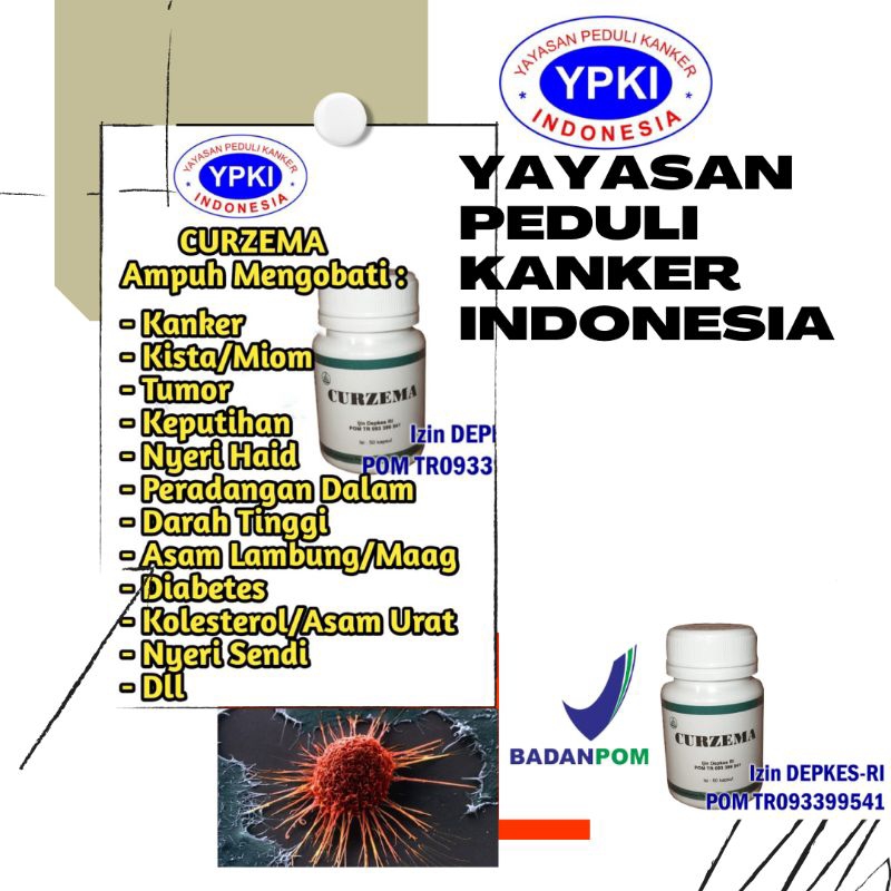 Curzema YPKI Asli Herbal Alami Obat Kanker Payudara Paling Ampuh Reaksi Cepat