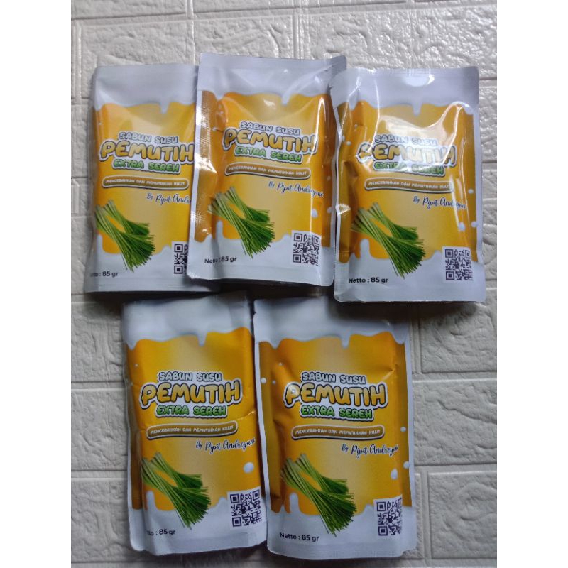 5pcs  sabun sereh by pipit andreyani BPOM