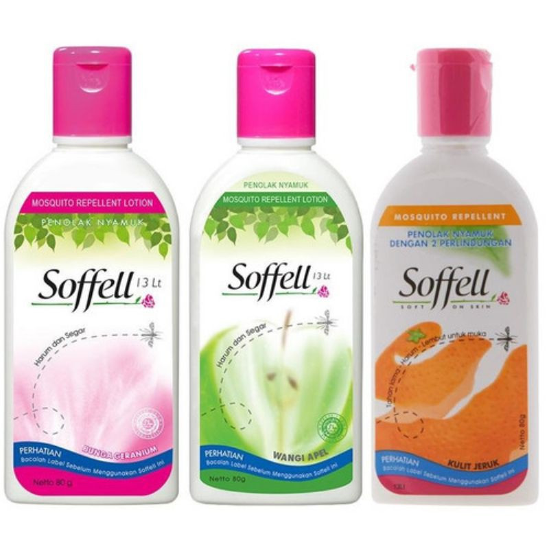 SOFFEL BOTOL 60ML/ SOFFEL LOTION ANTI NYAMUK 60ML