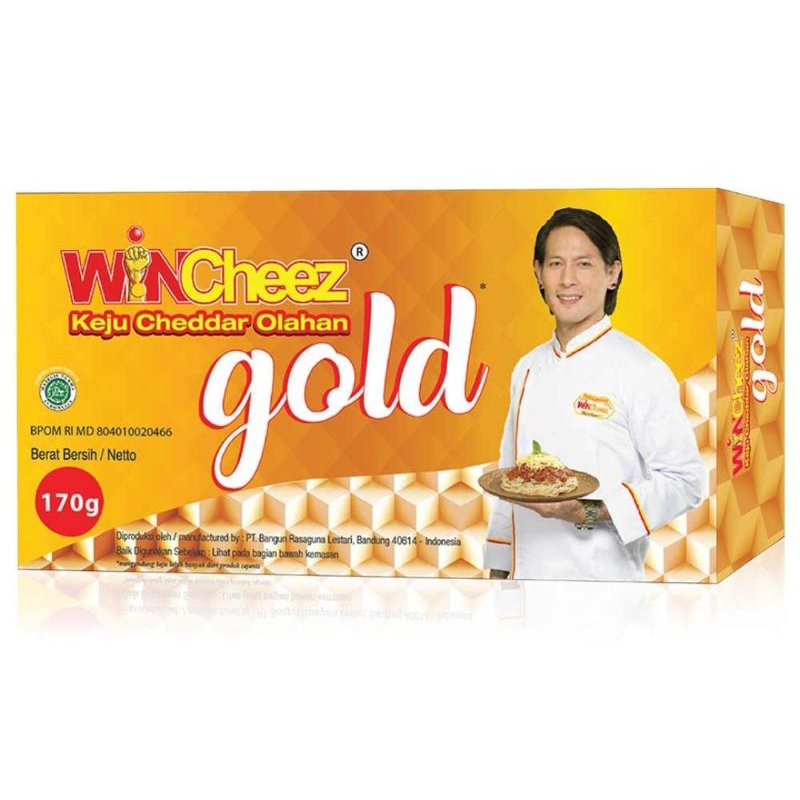 

wincheez keju cheddar olahan gold 170g