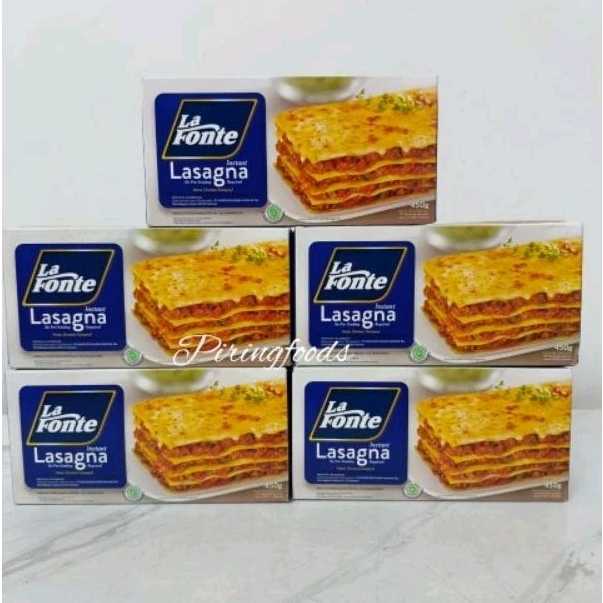 

La Fonte Lasagna Instant 450gr/Lasagna Pasta instant Lembar 450gr