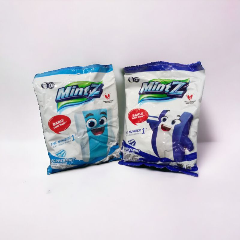 

Permen MINTZ Chewy Mint Lunak - Netto 115g ( Isi 50 Pcs )