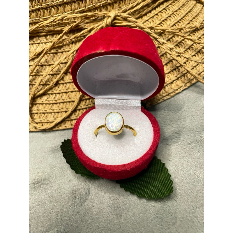 Cincin Silver Luxury 925 S Opal Maniess Series // Italy Silver