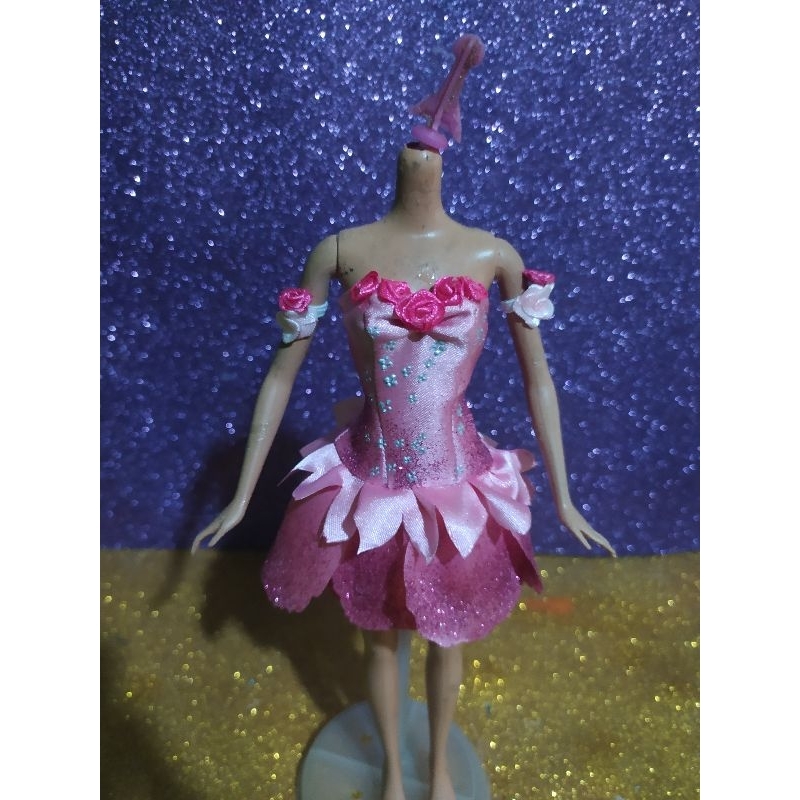 Dress Barbie Elina Mermaidia - pink rose