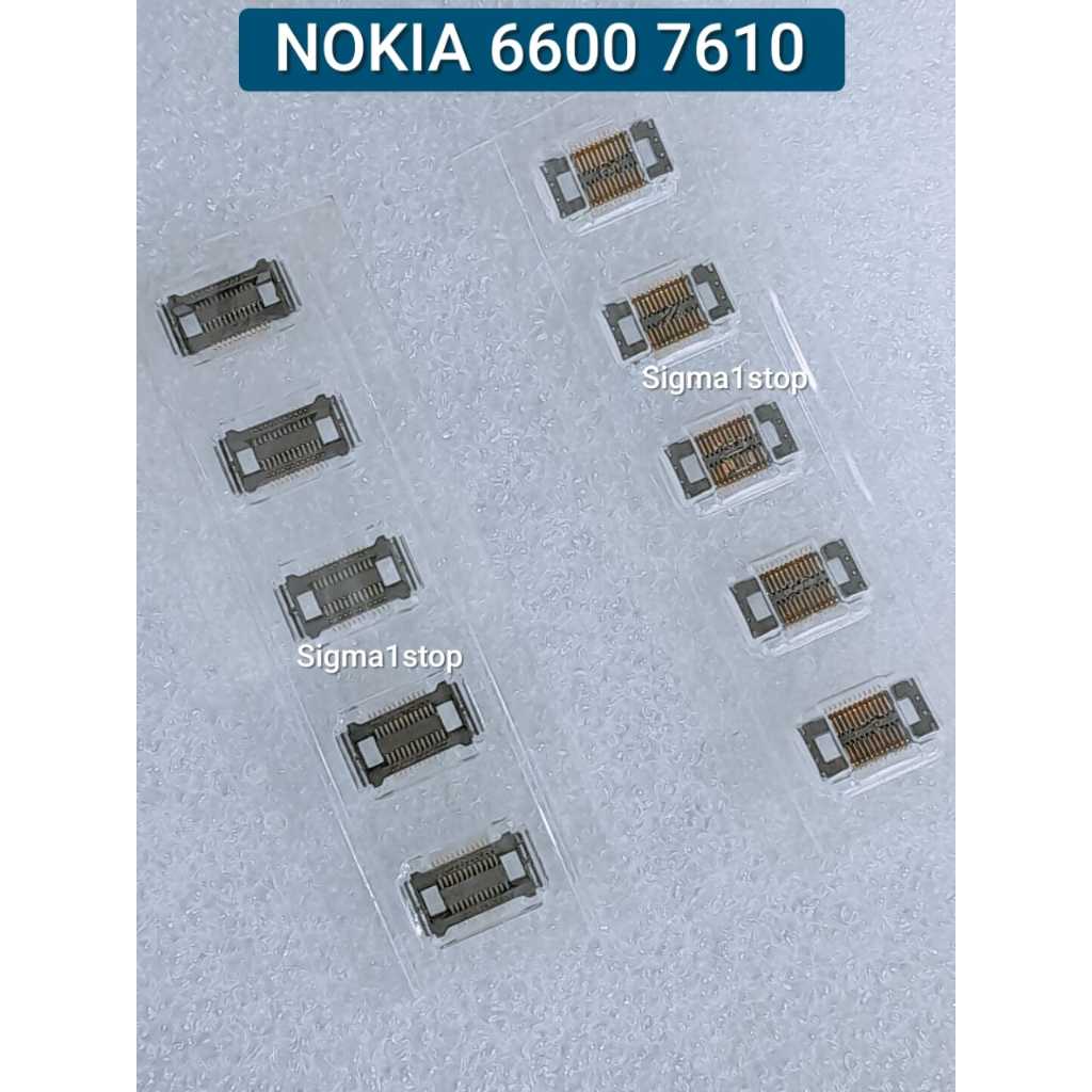 NOKIA 6600 7610CONNECTOR LCD  SOKET  KONEKTOR PCB NOKIA JADUL