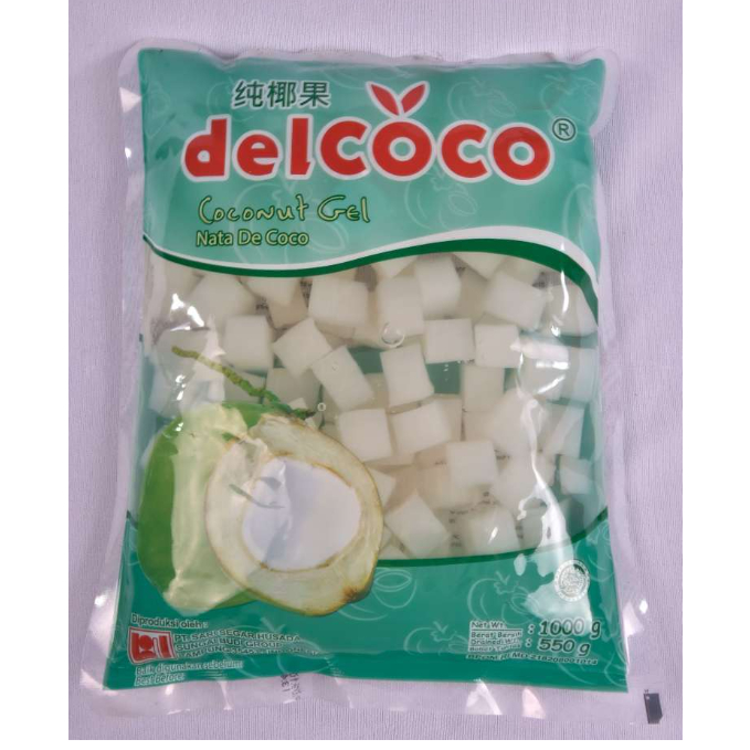 

Delcoco Nata de Coco, Coconut Gel 1 Kg. 1 Bks
