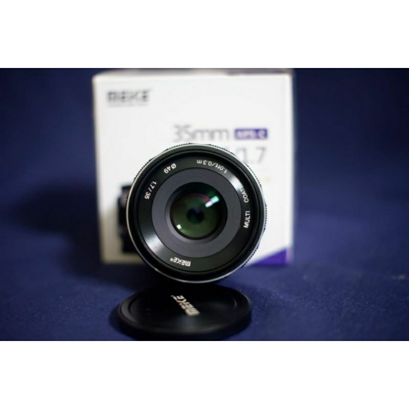 LENSA MANUAL MEIKE 35MM F1.7 MIRRORLESS FUJIFILM FIX F 1.7 BOKEH MEIKE UNTUK FUJIFILM XA3 XT10 XT100