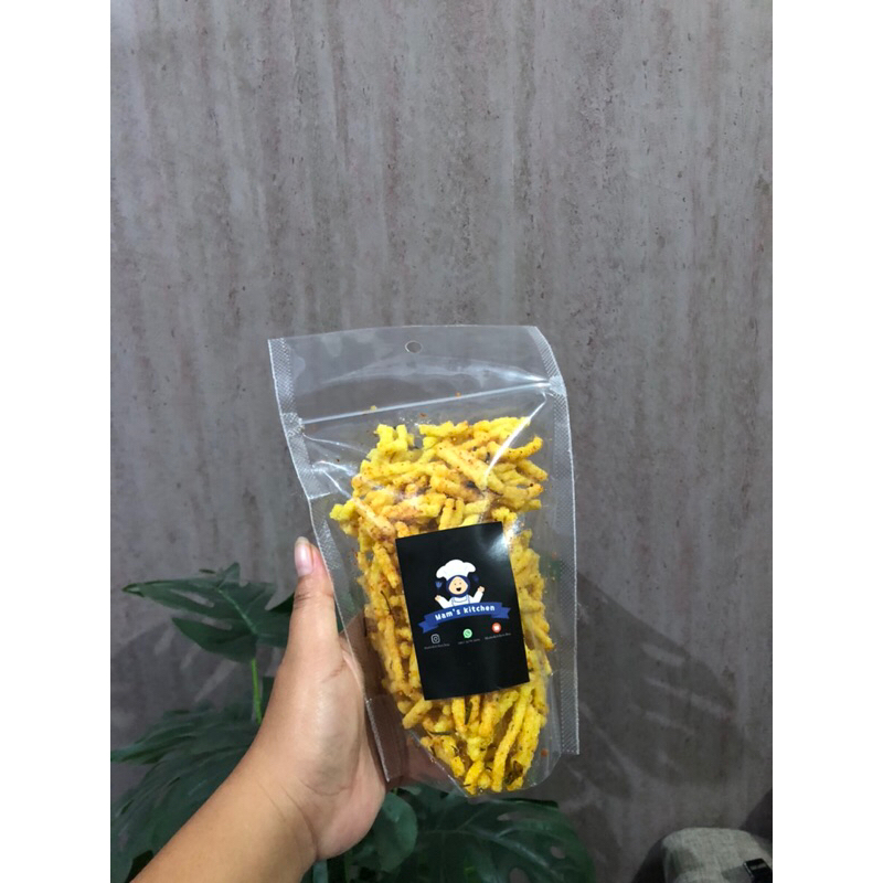 

kerupuk Mie kuning pedas daun jeruk 150gram rasanya nagih