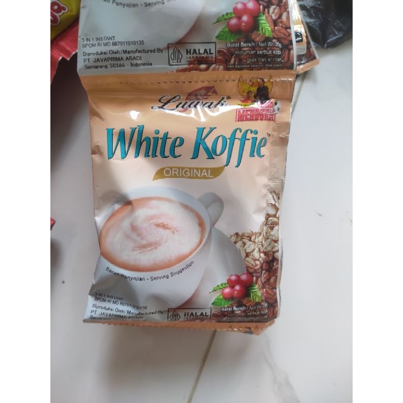 

Kopi luwak white coffee 20g x 10 sachet