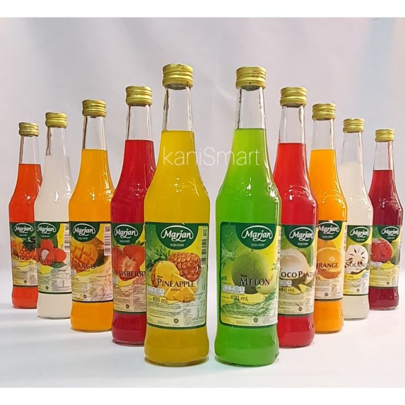 

Sirup Marjan Squash Melon / Orange / Nanas / Jambu dll 450mL