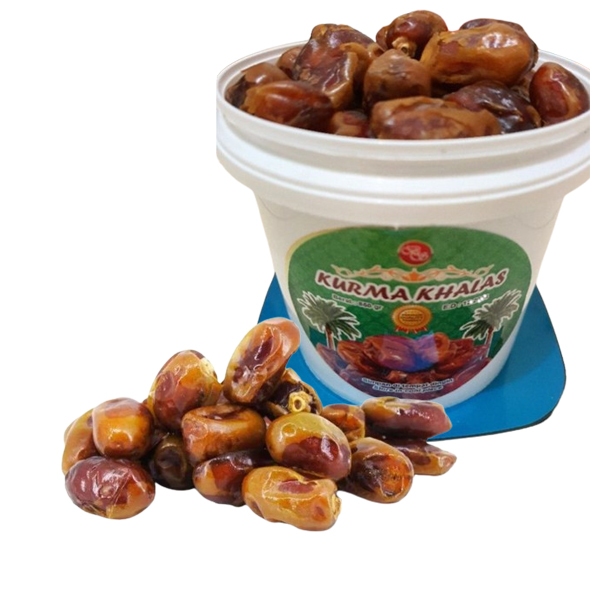 

Kurma khalas kemasan ember 850gr khalas saad superfood