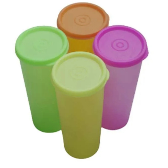 Gelas tupperware / GELAS TUPPERWARE BERTUTUP / SIMPLE DAN EKONOMIS / PARCEL MANIA MAGELANG