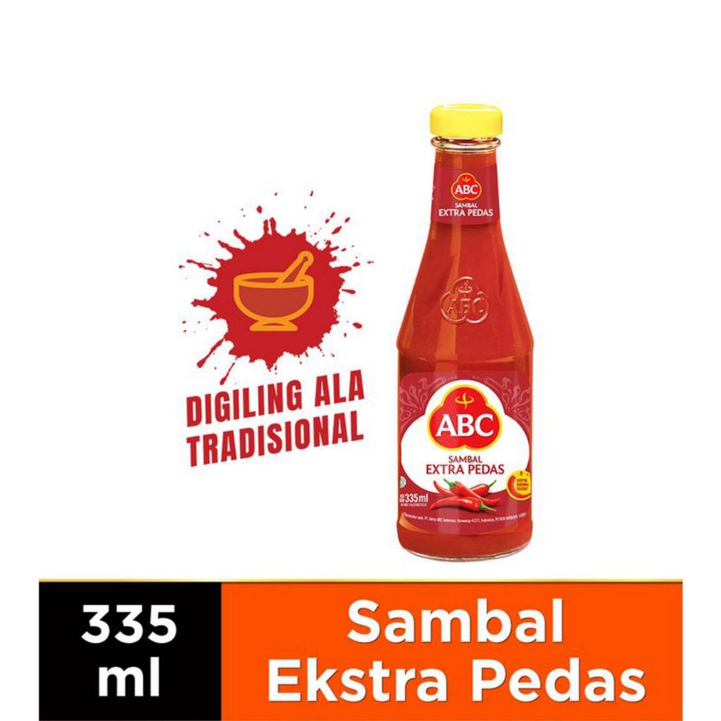 

ABC Saos Sambal Extra Pedas 335ML