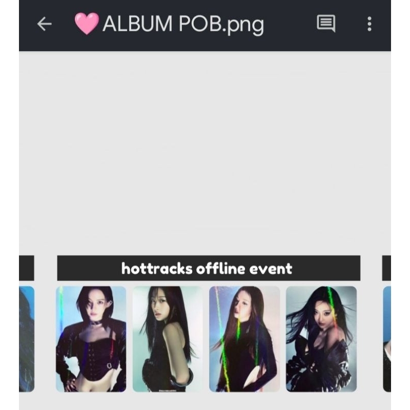 PC POB aespa Karina Giselle Winter Ningning DRAMA dari Hottracks Offline Store Event Korea