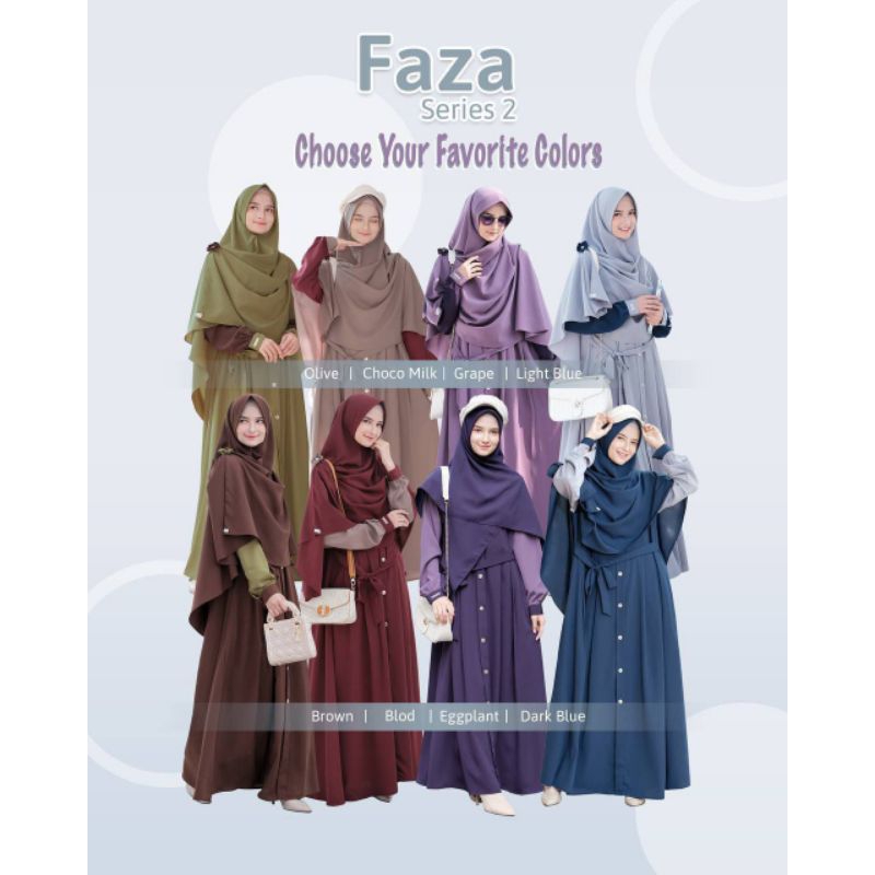 READY Gamis Faza Series 2 Dress by Anggrek Yani