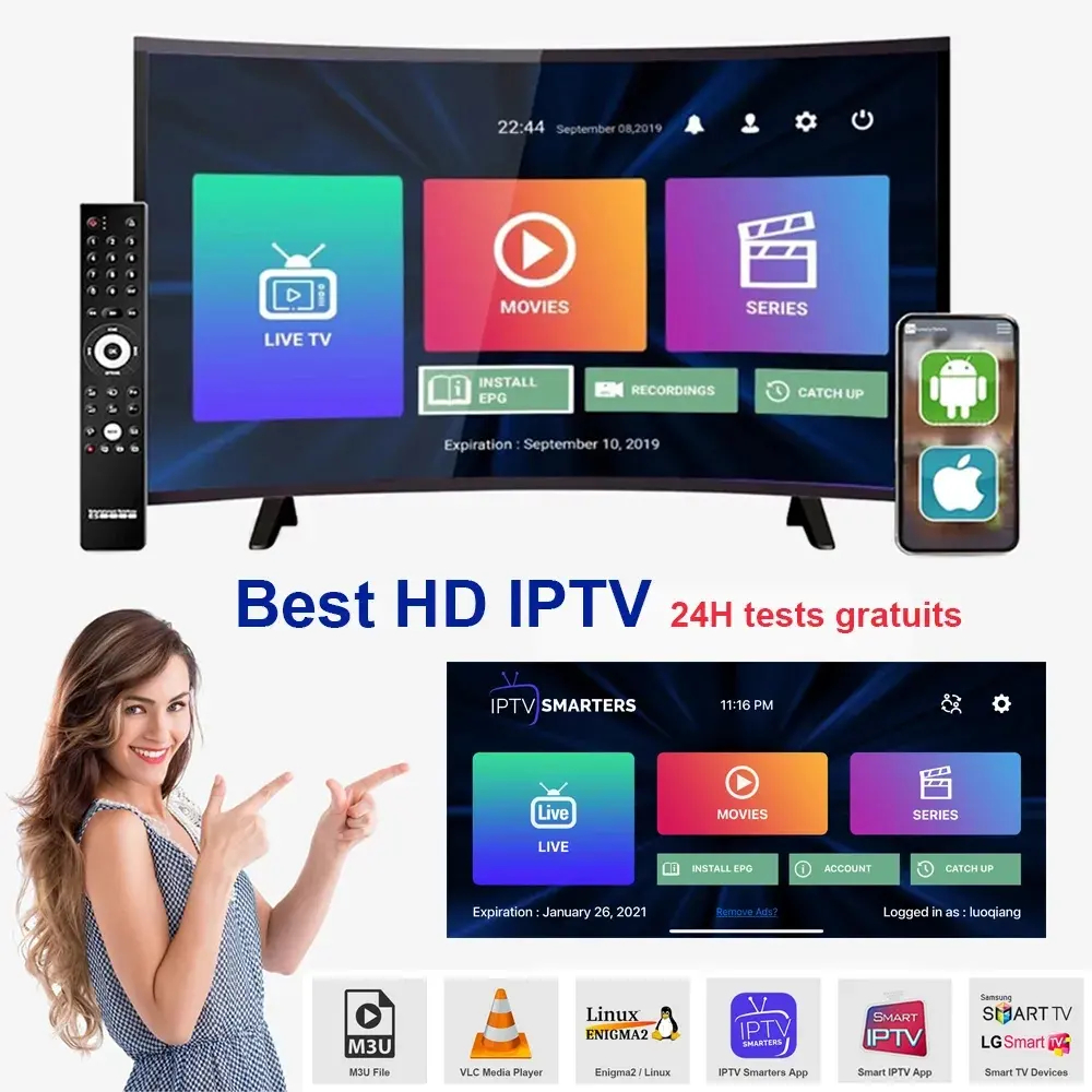 IPTV Premium Smarter Player Live TV + Sports Pro + Movies