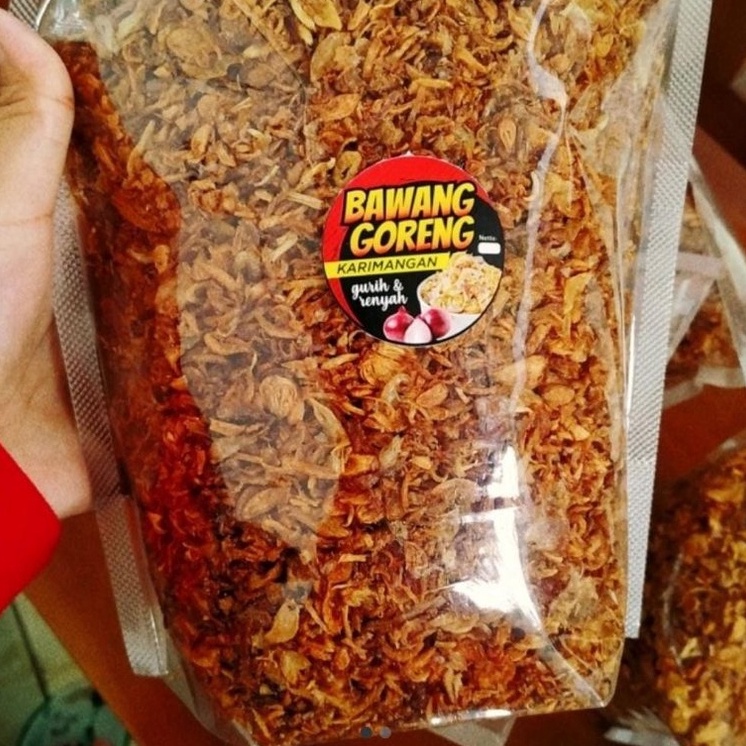 

Terkini Bawang merah goreng Karimangan 2 gram plastik pouch