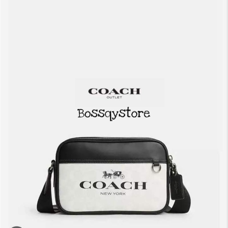 TAS SELEMPANG PRIA CH CP062 MENS BAG GRAHAM CROSSBODY BAG IN SIGNATURE CANVAS