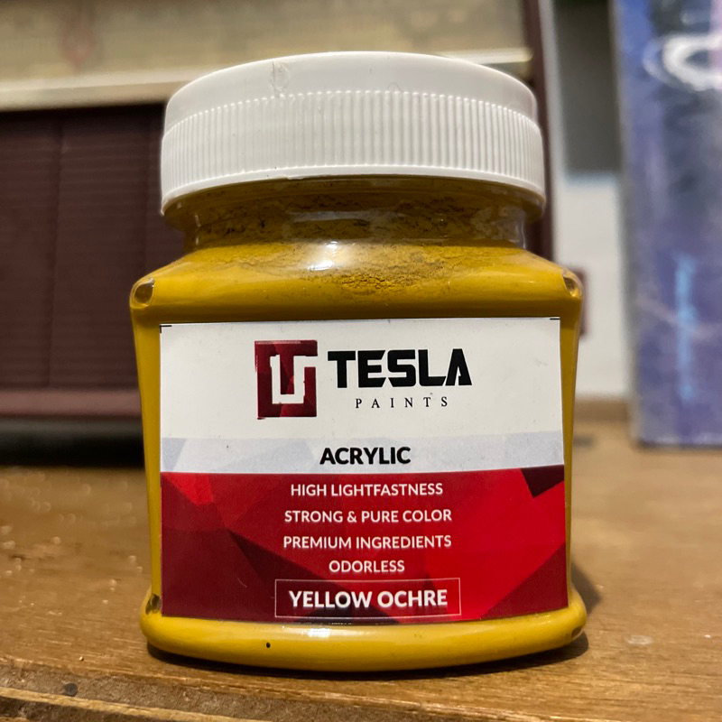 

TESLA PAINTS - ACRYLIC - YELLOW OCHRE 125ML