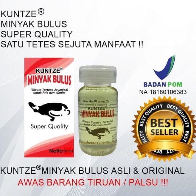 Banyak Peminat  KUNTZE MINYAK BULUS ORIGINAL  MINYAK BULUS KUNTZE BPOM