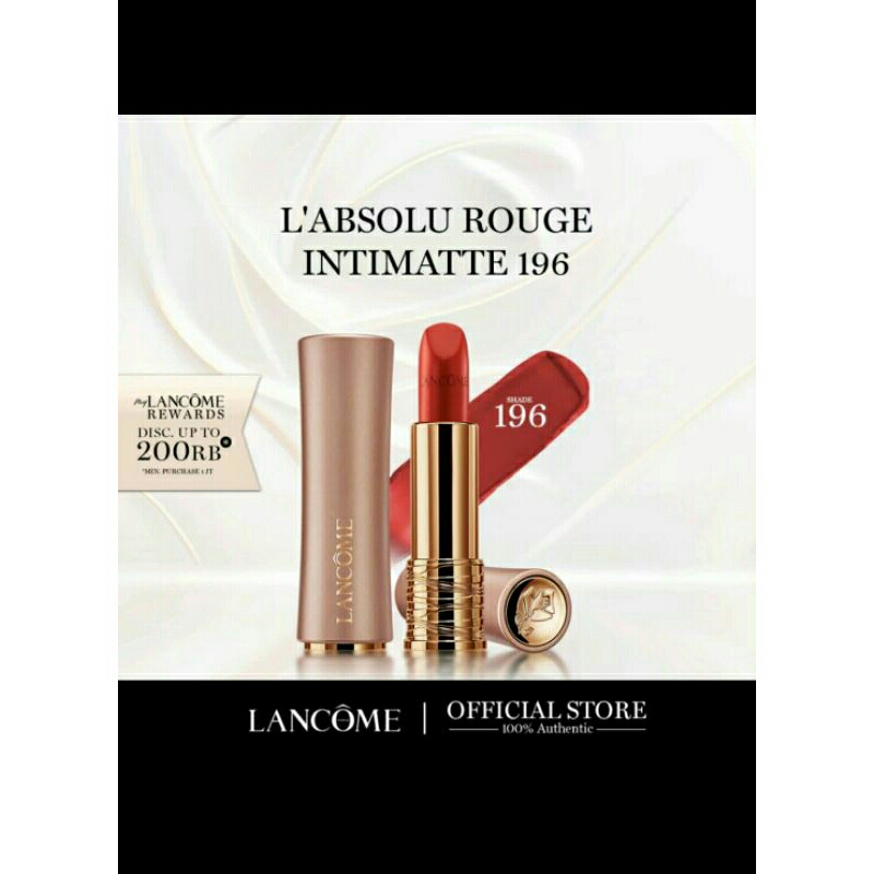 Lancome L'Absolu Rouge Intimatte Lipstik