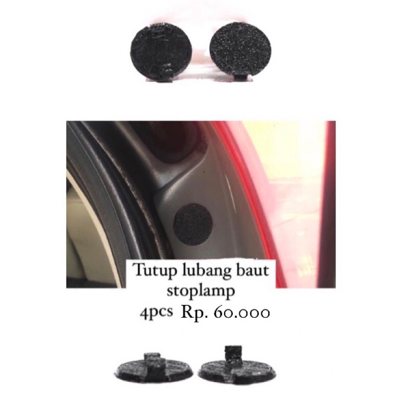 Tutup lubang stoplamp Honda Stream, CRV gen 2