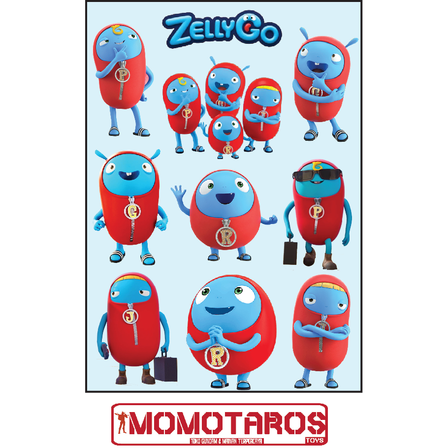 

Sticker murah antiair transparan Zelly Go 1 pc