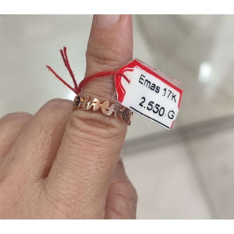 Cincin emas 75 dollar