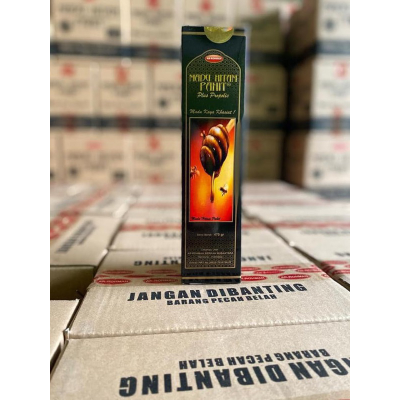 

Madu Hitam Pahit + Propolis ArRohmah