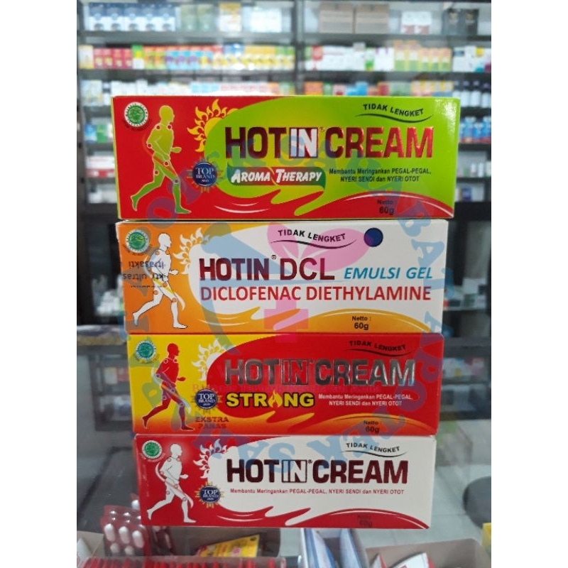 Hot in Cream Tube Original/Hot in Cream Tube Aromaterapi/Hot in Cream Tube DCL/Hot in Cream Tube Str