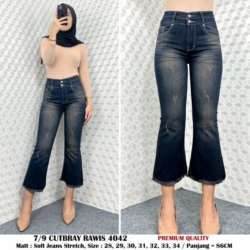 CELANA JEANS 7PER9 CUTBRAY  4042 (31-34) 160.000