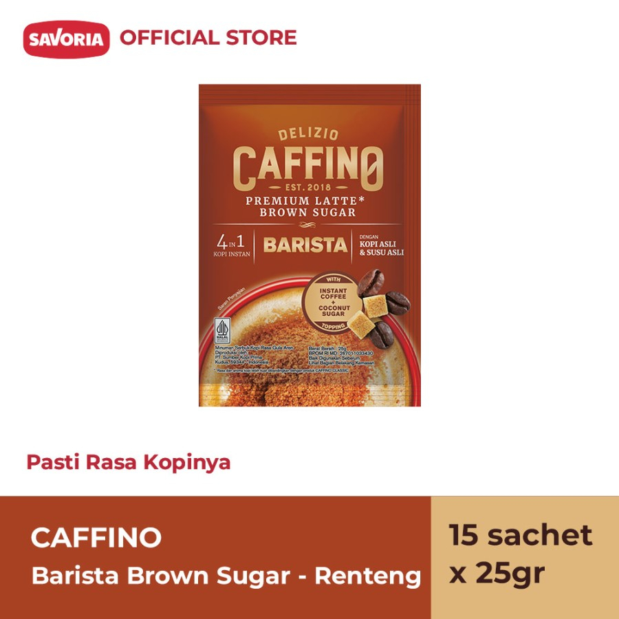 

Kopi Bubuk Sachet Caffino Barista Brown Sugar Renceng