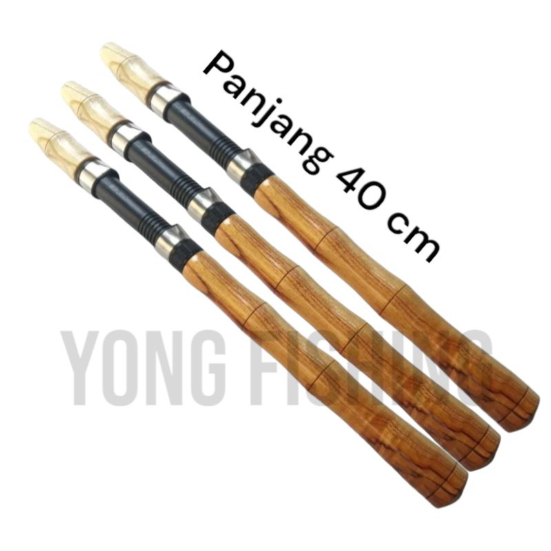 gagang joran kayu jati pinus+reelseat