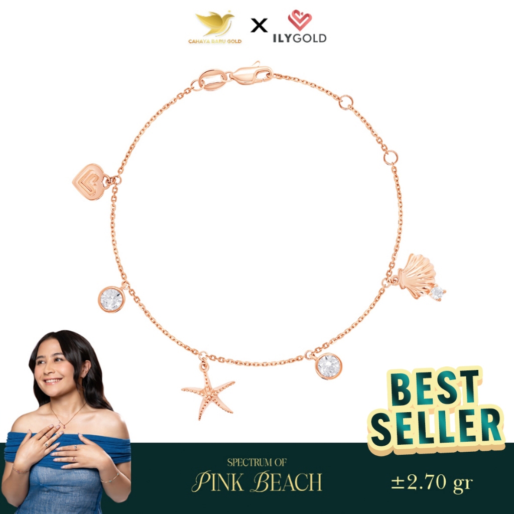 Ily Gold Gelang Emas Seaside Gold 9K Cahaya Baru Gold