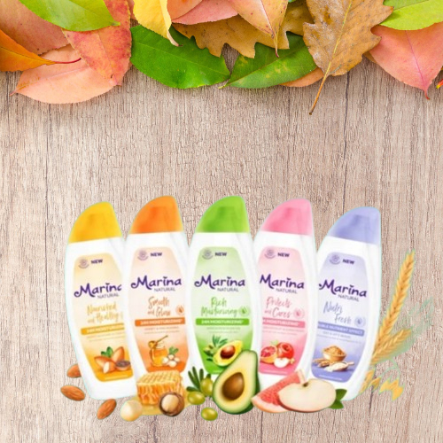 MARINA NATURAL HAND & BODY LOTION 190 ML / Marina Hand & body lotion moisturizing natural 190 ml