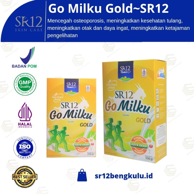 

Gomilku Gold SR12 Susu Kambing Etawa Rendah Lemak Tinggi Kalsium Bebas Gula