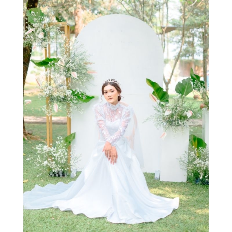 wedding dress simple