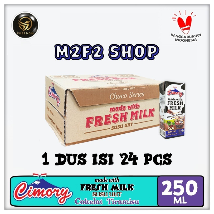 

Susu Cimory Fresh Milk Kotak UHT Chocolate Tiramisu - 250 ml (Kemasan Karton)