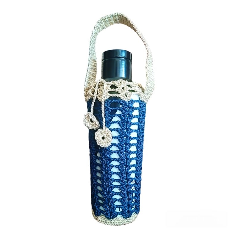 Tas botol rajut sarung termos tumbler CORKCICLE TARSLA rajutan handmade 600 ml - 750 ml