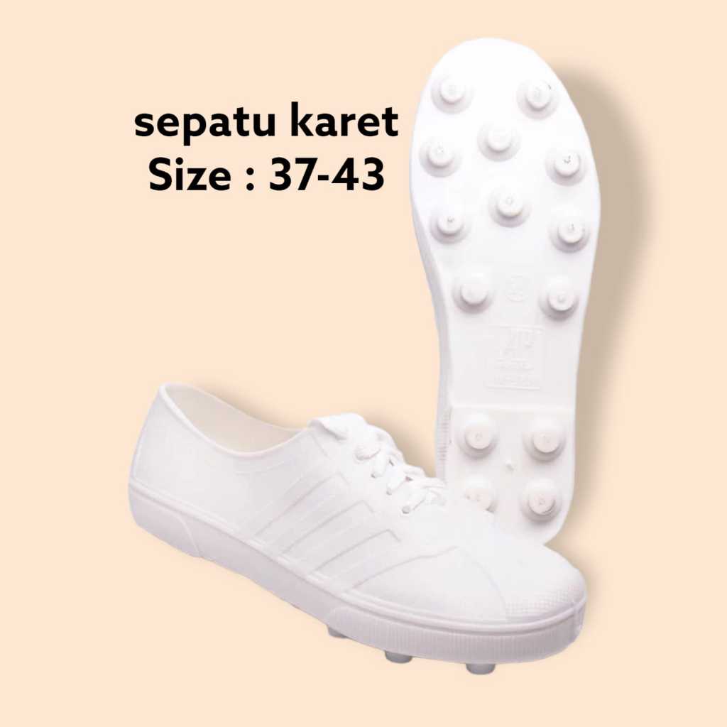 SEPATU KARET PUTIH AP 963 BOOTS, SEPATU BOLA DAN BISA SEPATU SAWAH