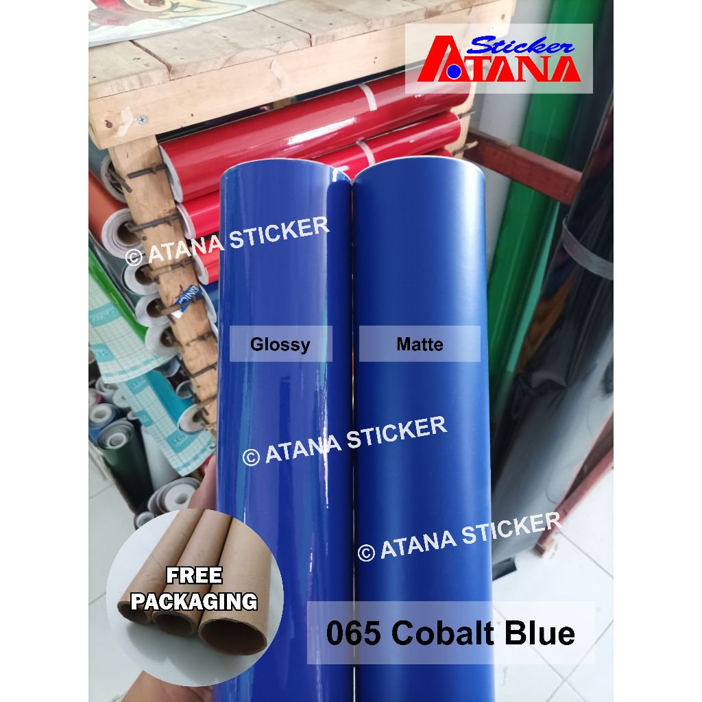 Skotlet Biru Tua Glossy Doff Cobalt Blue 065 Navy Dongker Laut Deep Dark Kilap Dop Cutting Stiker An