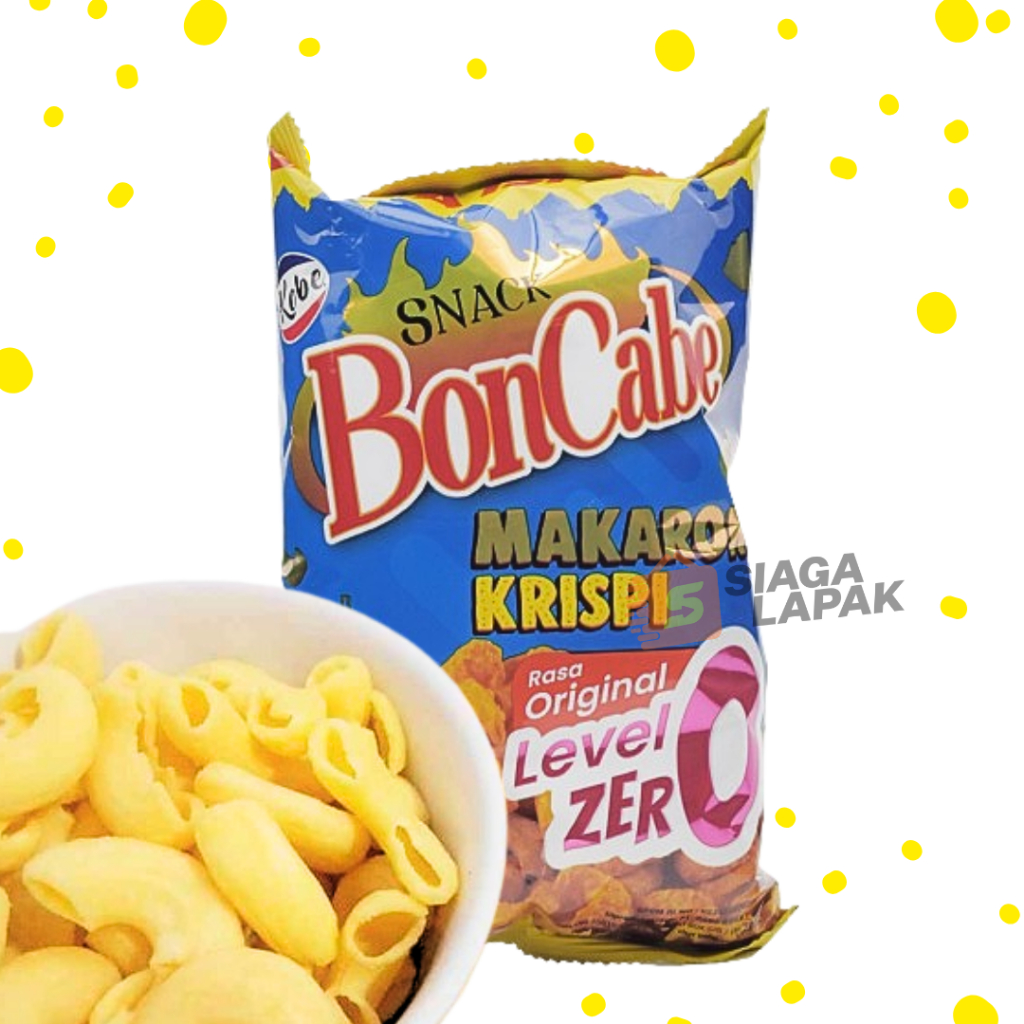 

Makaroni BonCabe JUMBO LEVEL 0 Original Krispi Macaroni Snack Crispy