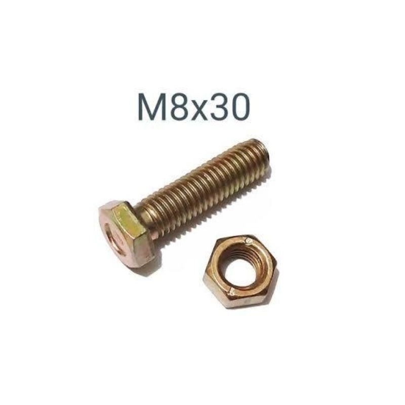 Baut Mur M8 x 3cm (Baut 12)
