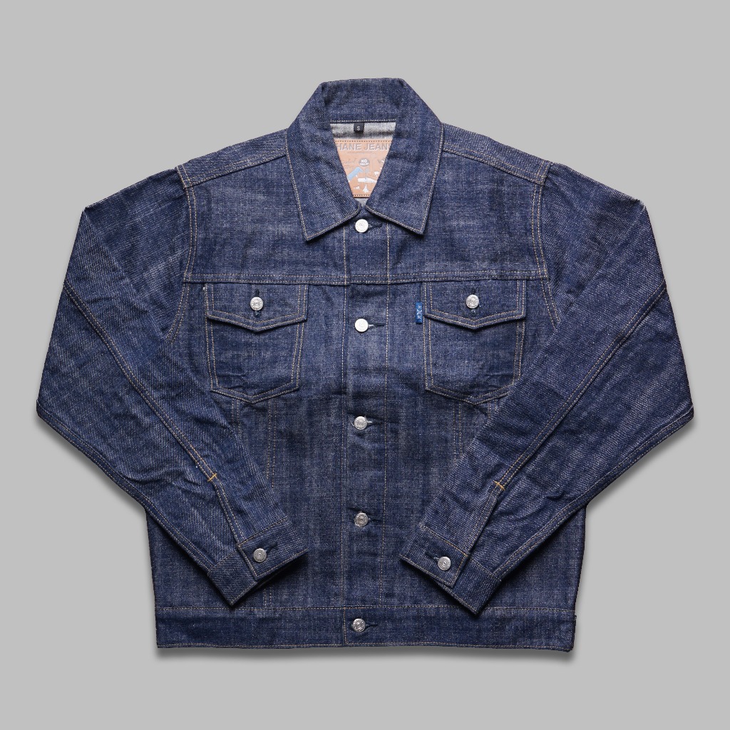 Mihane Jeans - Jaket Pria Denim Selvedge - EXT Type III Xtra Slub 18oz Unsanforized - Heavyweight De