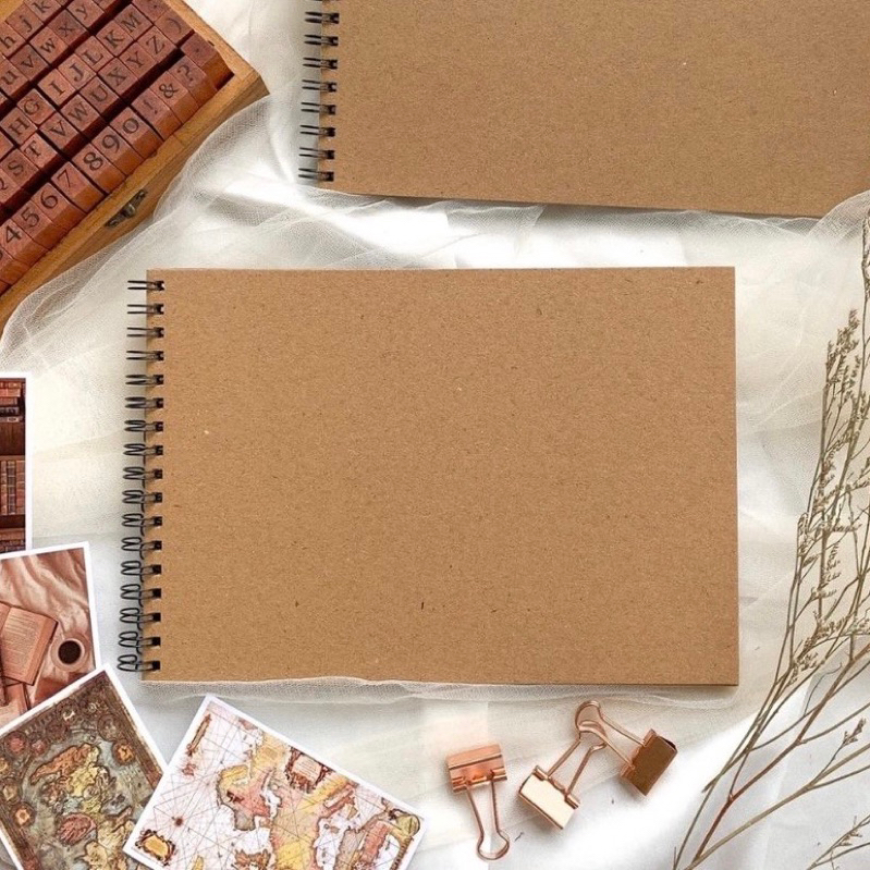 

[B520] Scrapbook Album vintage buku catatan story book kado anniversary valentine cowok cewek murah