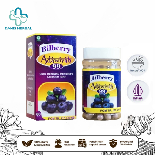 Bilbery bilberry kapsul adawiyah 99 original VITAMIN MATA