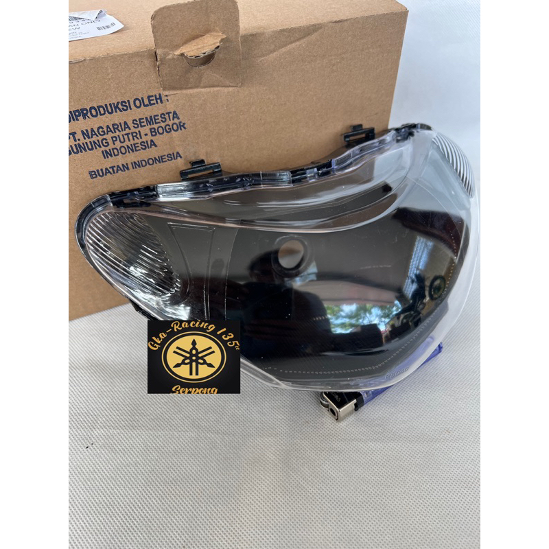 REFLEKTOR LAMPU DEPAN MIO NEW MIO SMILE HITAM SMOKE kualitas bagus A1