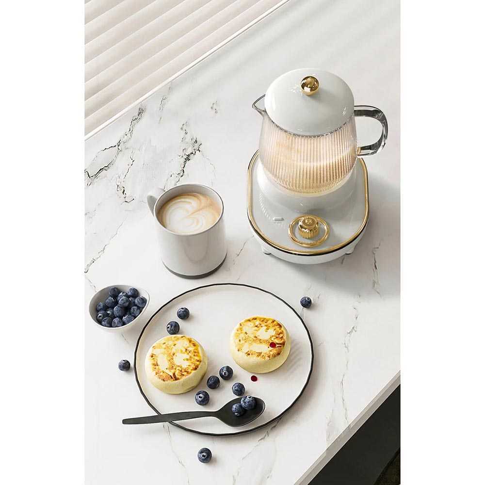 Teko Pemanas Air Listrik Watt Kecil 600Ml Kettle Listrik Kaca Teh Kopi 400W 220V